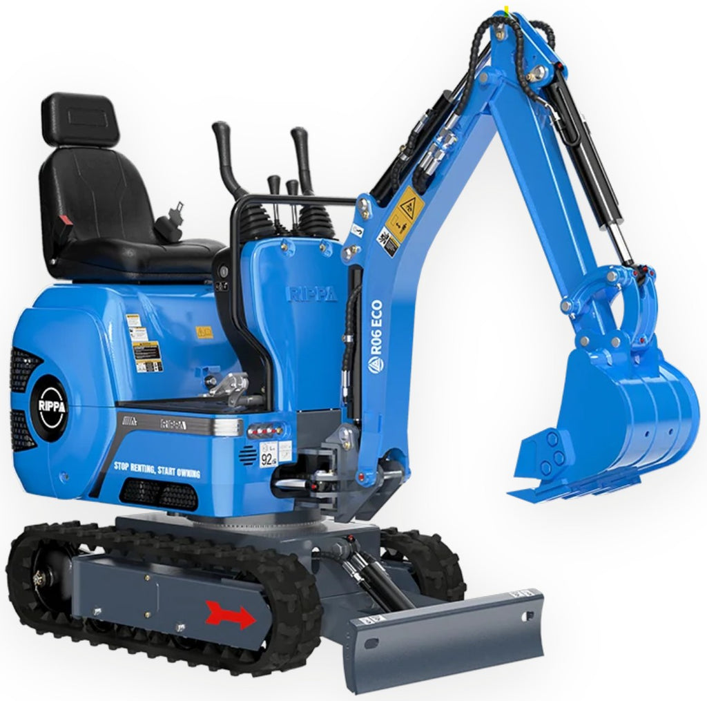 RIPPA R06 ECO Minibagger – Kompakt und kraftvoll